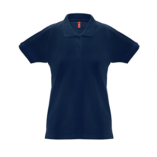 THC MONACO WOMEN. Damen Poloshirt , blau, Baumwolle, M, 64,00cm x 46,00cm (Länge x Breite), Bild 1