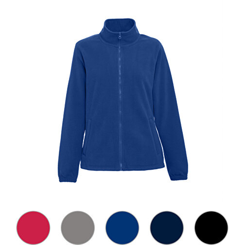 THC GAMA WOMEN. Damen Polarjacke HD Aus Polyester , blau, Polyester, S, 62,00cm x 1,00cm x 48,00cm (Länge x Höhe x Breite), Bild 4