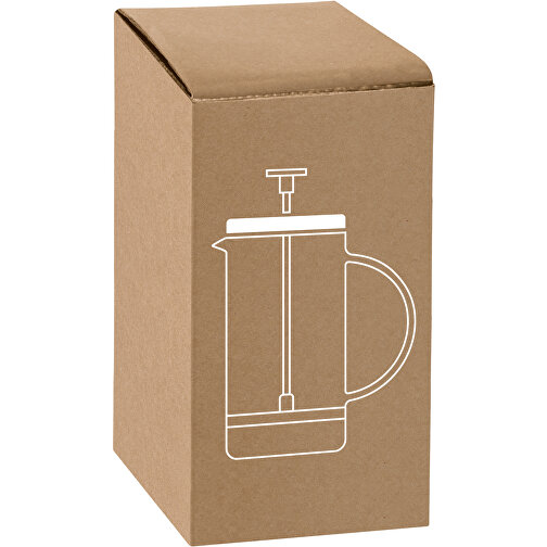 JENSON. Kaffeemaker Aus Borosilikatglas Und Edelstahl, 600 Ml , silber, Edelstahl,Borosilikatglas PP, 48,00cm (Höhe), Bild 6