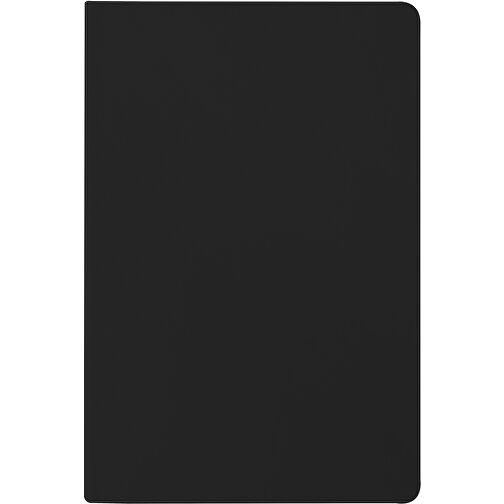 CRANE. A5-Notizblock Mit Wasserfestem Umschlag , schwarz, Steinpapier, 1,00cm (Höhe), Bild 2