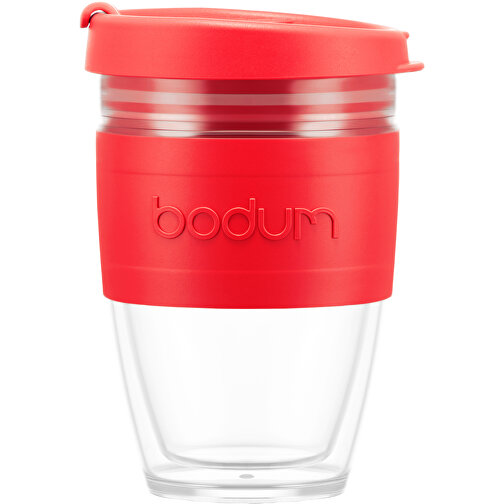 JOYCUP DOUBLE 250. Reisebecher 250ml , rot, Kunststoff, , Bild 1