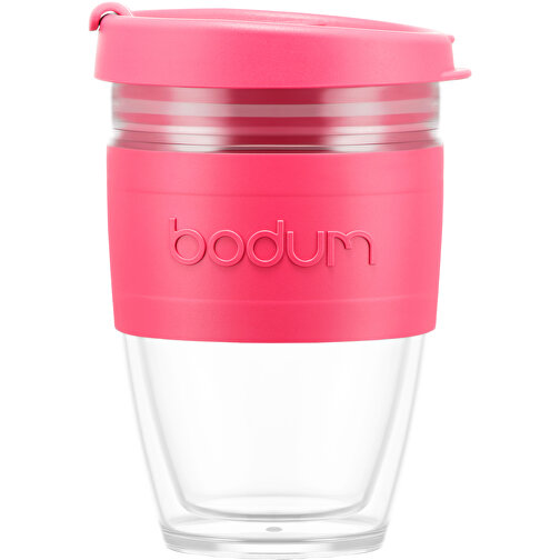 JOYCUP DOUBLE 250. Reisebecher 250ml , rosa, Kunststoff, , Bild 1