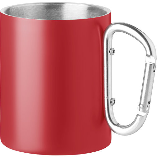 Trumba , rot, Edelstahl, 11,00cm x 8,90cm (Länge x Breite), Bild 1