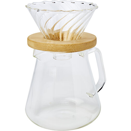 Geis 500 Ml Glas Kaffeebereiter , transparent / natural, Borosilikatglas, Bambusholz, 14,00cm x 17,00cm x 11,50cm (Länge x Höhe x Breite), Bild 8