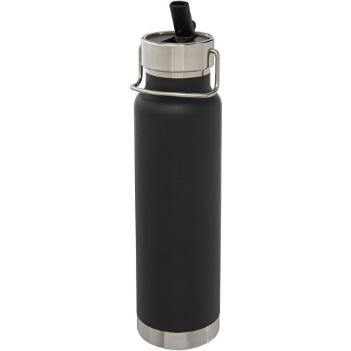 Thor 750 Ml Kupfer-Vakuum Sportflasche Mit Trinkhalm , schwarz, Edelstahl, PP Kunststoff, 7,70cm x 28,20cm x 7,70cm (Länge x Höhe x Breite), Bild 9