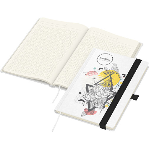 Cuaderno Match-Book Crema Beseller Natura individual A5, negro, Imagen 1