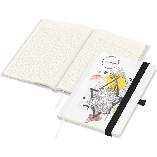 Carnet de notes Match-Book Creme Beseller Natura individuel A5, noir, Image 1