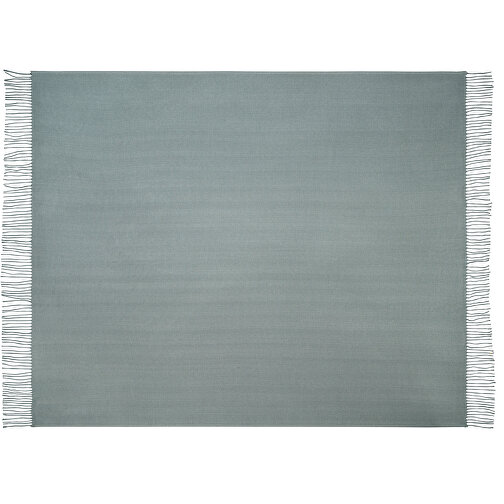SMOOTH. Decke Aus 100% Acryl Mit Einem Band Für Personalisierungskarte , grau, 1,00cm (Höhe), Bild 3