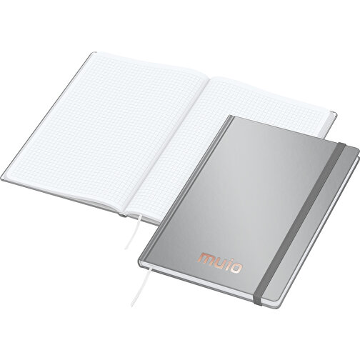 Notisbok Easy-Book Comfort bestselger Large, sølv inkl. kobberpreging, Bilde 1