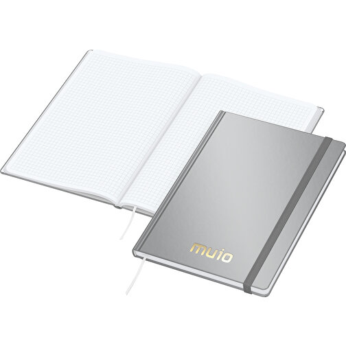 Notisbok Easy-Book Comfort bestselger Large, sølv inkl. gullpreging, Bilde 1