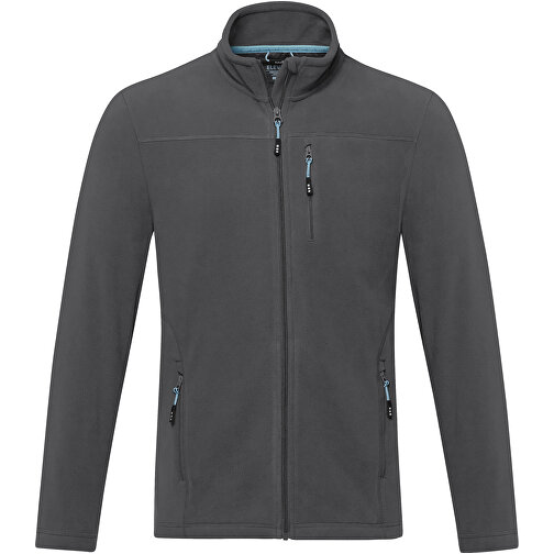 Amber GRS Recycelte Fleecejacke Für Herren , storm grey, Microfleece 100% GRS zertifiziertes recyceltes Polyester, 174 g/m2, L, , Bild 3