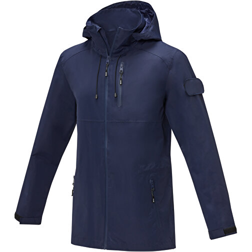 Kai Unisex Leichte GRS Recycelte Circular Jacke , navy, 200T Taslan 100% recyceltes Nylon, GRS-zertifiziert , 130 g/m2, Lining, 210T taffeta 100% recyceltes Nylon, GRS-zertifiziert , 65, L, , Bild 1