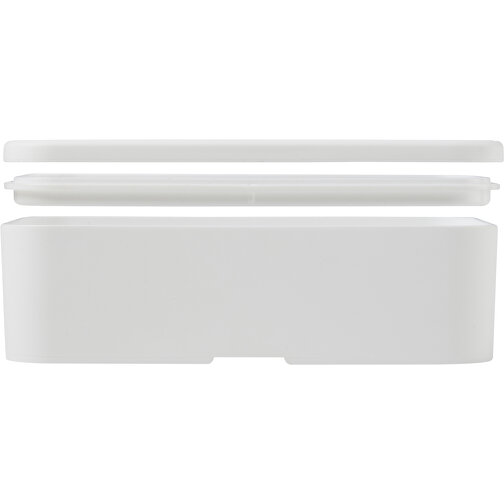 MIYO Lunchbox , weiss / kieselgrau, PP Kunststoff, 18,00cm x 6,00cm x 11,00cm (Länge x Höhe x Breite), Bild 6