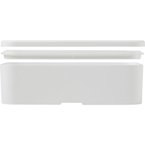 MIYO Lunchbox , weiß / rot, PP Kunststoff, 18,00cm x 6,00cm x 11,00cm (Länge x Höhe x Breite), Bild 6