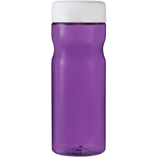 H2O Active® Eco Base 650 Ml Sportflasche Mit Drehdeckel , lila / weiß, PCR Kunststoff, PP Kunststoff, 20,60cm (Höhe), Bild 4