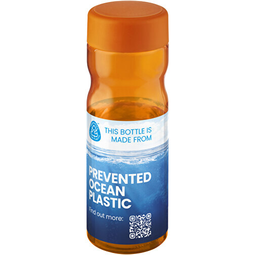 H2O Active® Eco Base 650 Ml Sportflasche Mit Drehdeckel , orange, PCR Kunststoff, PP Kunststoff, 20,60cm (Höhe), Bild 2