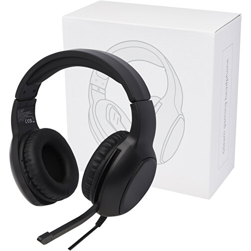 Gleam Gaming-Kopfhörer , schwarz, ABS Kunststoff, 18,00cm x 5,20cm x 17,00cm (Länge x Höhe x Breite), Bild 5