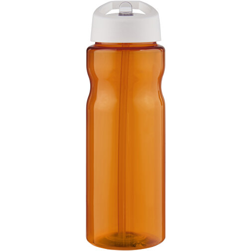 H2O Active® Eco Base 650 Ml Sportflasche Mit Ausgussdeckel , orange / weiss, PCR Kunststoff, 72% PP Kunststoff, 17% SAN Kunststoff, 11% PE Kunststoff, 21,80cm (Höhe), Bild 3