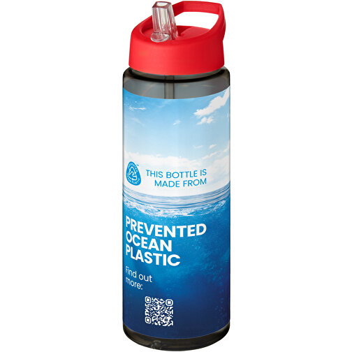 H2O Active® Eco Vibe 850 ml vandflaske med låg med drikketud, Billede 2