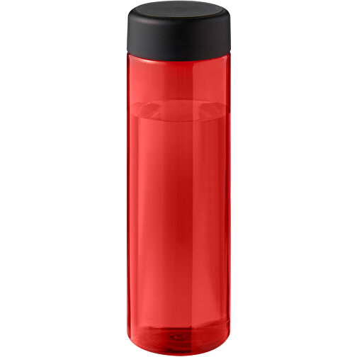 H2O Active® Eco Vibe 850 Ml Wasserflasche Mit Drehdeckel , rot / schwarz, PCR Kunststoff, PP Kunststoff, 22,90cm (Höhe), Bild 1