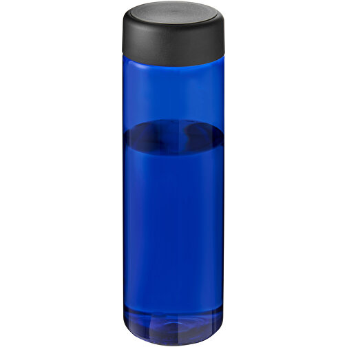 H2O Active® Eco Vibe 850 Ml Wasserflasche Mit Drehdeckel , blau / schwarz, PCR Kunststoff, PP Kunststoff, 22,90cm (Höhe), Bild 1
