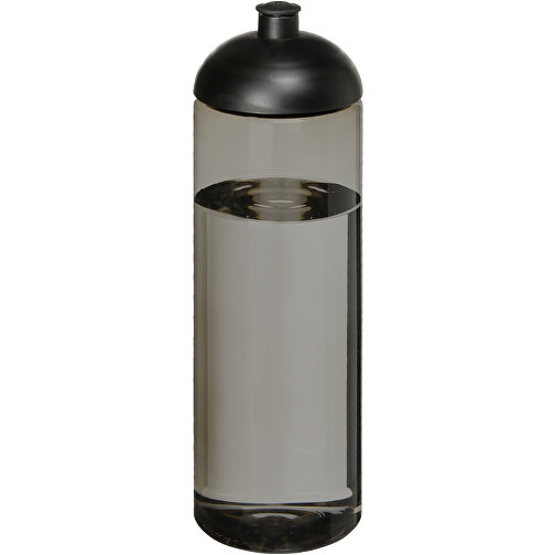H2O Active® Eco Vibe 850 Ml Sportflasche Mit Stülpdeckel , kohle / schwarz, PCR Kunststoff, 90% PP Kunststoff, 10% TPE Kunststoff, 24,60cm (Höhe), Bild 1