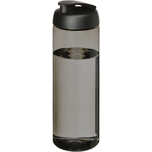 H2O Active® Eco Vibe 850 Ml Sportflasche Mit Klappdeckel , kohle / schwarz, PCR Kunststoff, PP Kunststoff, 24,40cm (Höhe), Bild 1