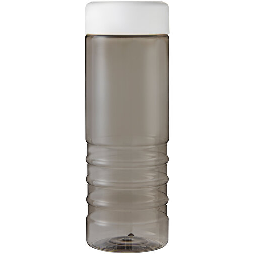H2O Active® Eco Treble 750 Ml Sportflasche Mit Drehdeckel , kohle / weiss, PCR Kunststoff, PP Kunststoff, 21,60cm (Höhe), Bild 4