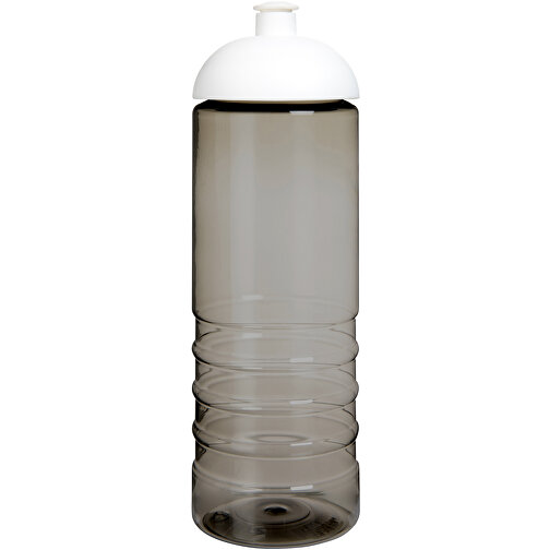 H2O Active® Eco Treble 750 Ml Sportflasche Mit Stülpdeckel , kohle / weiss, PCR Kunststoff, 90% PP Kunststoff, 10% TPE Kunststoff, 23,30cm (Höhe), Bild 3