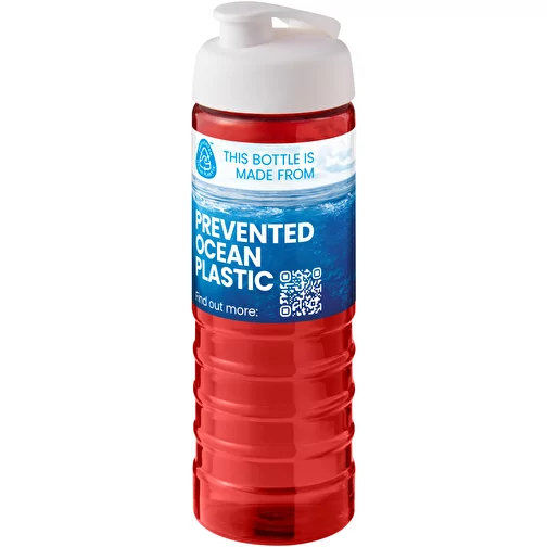 Bouteille de sport H2O Active® Eco Treble de 750 ml avec couvercle à bascule, Image 2