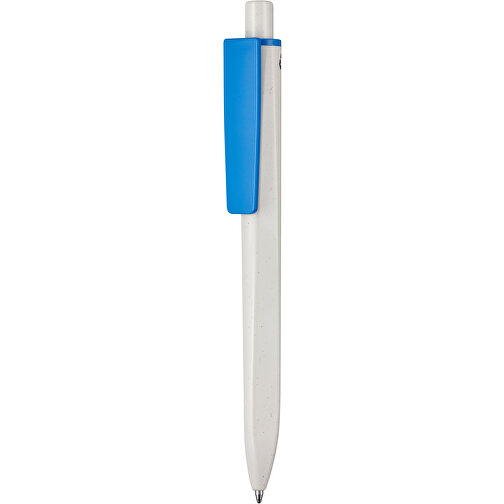 Kugelschreiber RIDGE GRAU RECYCLED , Ritter-Pen, grau recycled/blau recycled, ABS-Kunststoff, 141,00cm (Länge), Bild 1