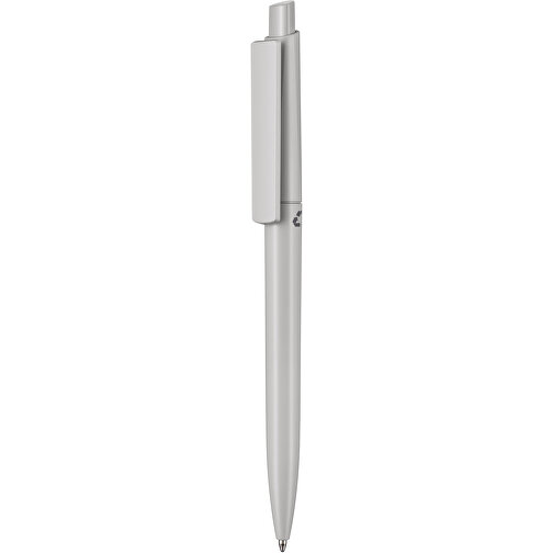 Kugelschreiber CREST RECYCLED + Grau , Ritter-Pen, grau recycled, ABS-Kunststoff, 149,00cm (Länge), Bild 1