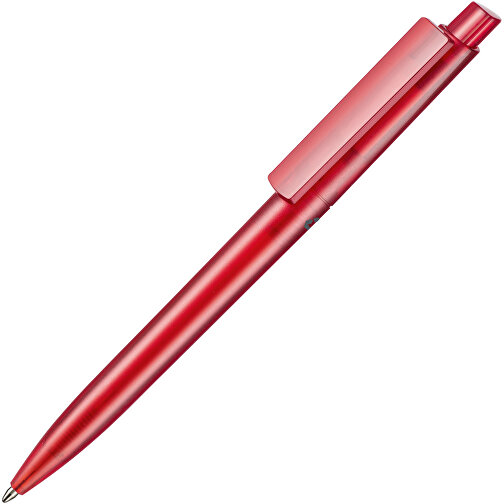 Kugelschreiber CREST RECYCLED ID FROZEN , Ritter-Pen, rot transparent recycled, ABS-Kunststoff, 149,00cm (Länge), Bild 2