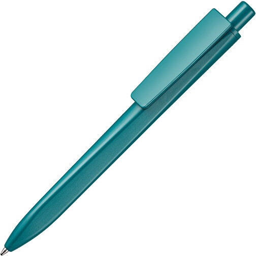 Kugelschreiber RIDGE , Ritter-Pen, petrol-türkis, ABS-Kunststoff, 141,00cm (Länge), Bild 2