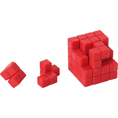 Abraxis czerwony, puzzle kostka 3D, Obraz 3