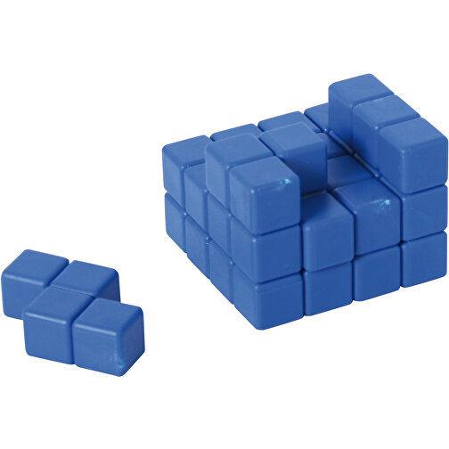 Abraxis Blau, 3D-Würfelpuzzle , , 7,50cm x 7,50cm x 7,50cm (Länge x Höhe x Breite), Bild 1