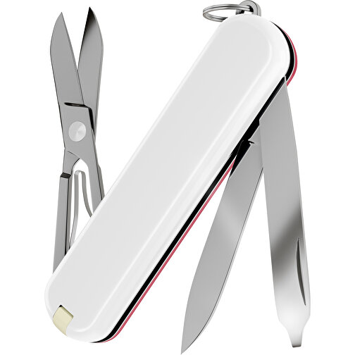 CLASSIC SD COLORS - Victorinox Schweizer Messer , Victorinox, Style Icon / Falling Snow, hochlegierter, rostfreier Stahl, 5,80cm x 0,90cm x 1,80cm (Länge x Höhe x Breite), Bild 2