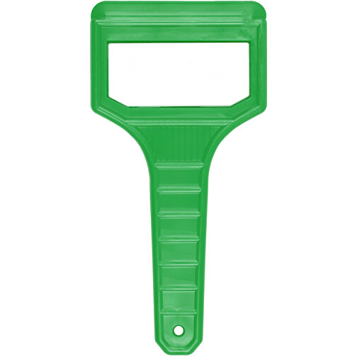 T-Eiskratzer - Recycelt , Green&Good, grun, recycelter Kunststoff, 17,00cm x 9,00cm (Höhe x Breite), Bild 1