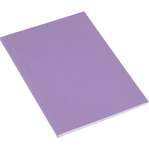 Softcover-Bindung Notizblock A5 - Recycelt , Green&Good, lila, recyceltes Papier, 1,20cm x 21,00cm x 14,80cm (Länge x Höhe x Breite), Bild 1