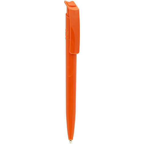 Litani Kugelschreiber - Recycelt , Green&Good, orange, recycelter Kunststoff, 14,80cm (Länge), Bild 1