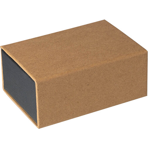 Luxusbox Einzel , schwarz, Recycelter Karton, 10,00cm x 4,50cm x 7,00cm (Länge x Höhe x Breite), Bild 2