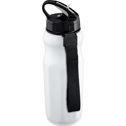 Trinkflasche RETUMBLER-RIYAN , Retumbler, weiß / schwarz, Edelstahl, Kunststoff, Silikon, 24,05cm x 7,00cm x 7,90cm (Länge x Höhe x Breite), Bild 3