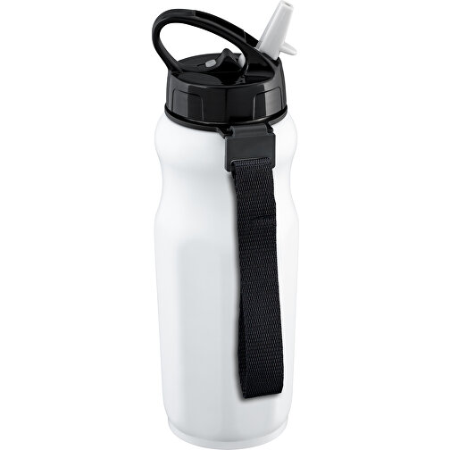 Trinkflasche RETUMBLER-RIYAN , Retumbler, weiß / schwarz, Edelstahl, Kunststoff, Silikon, 24,05cm x 7,00cm x 7,90cm (Länge x Höhe x Breite), Bild 4