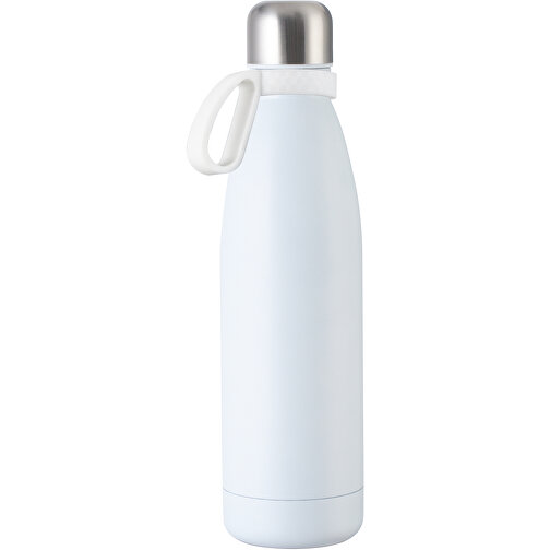 Thermoflasche RETUMBLER MyTOULON , Retumbler, weiß / weiß, Edelstahl, Kunststoff, Silikon, 4,30cm x 26,00cm x 7,00cm (Länge x Höhe x Breite), Bild 1