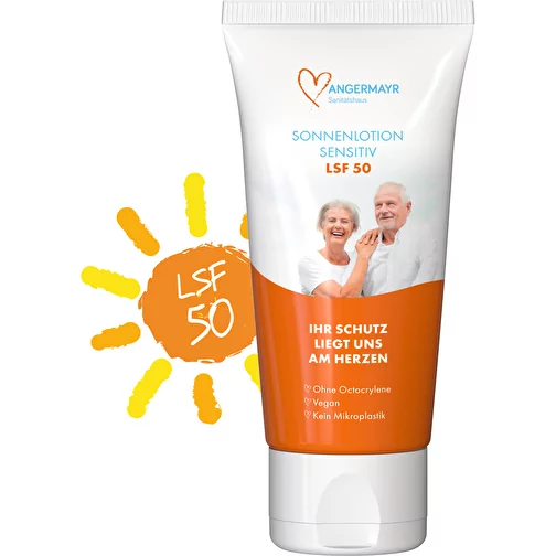 Lait solaire sensible FPS 50, tube de 50 ml, Image 2