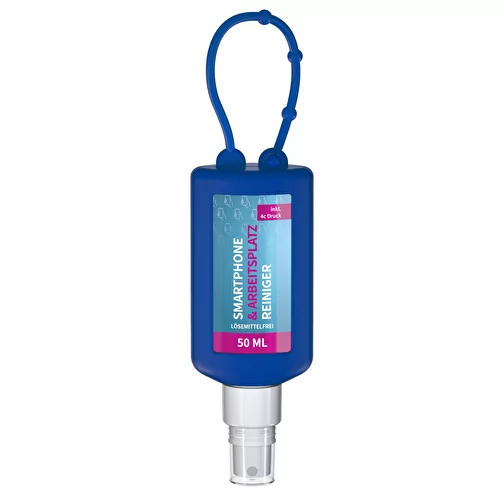 Nettoyant pour Smartphone et Lieu de Travail, 50 ml Bumper bleu, Body Label (R-PET), Image 1