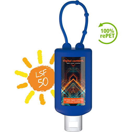 Lait solaire sensible FPS 50, Bumper de 50 ml (bleu), Body Label, Image 2