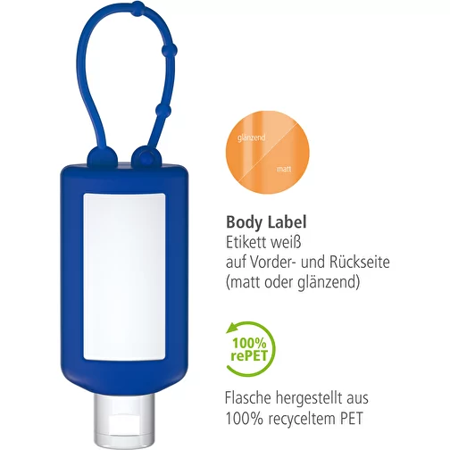 Lait solaire sensible FPS 30, Bumper de 50 ml (bleu), Body Label, Image 4