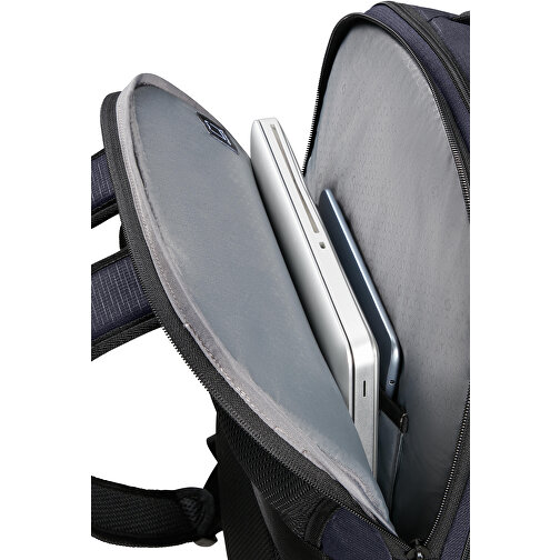 Samsonite-Roader-Laptop Backpack L EXP , Samsonite, dark blue, 100% RECYCLED PET POLYESTER, 46,00cm x 22,00cm x 35,00cm (Länge x Höhe x Breite), Bild 5