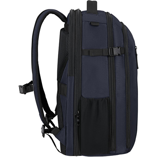 Samsonite-Roader-Laptop Backpack L EXP , Samsonite, dark blue, 100% RECYCLED PET POLYESTER, 46,00cm x 22,00cm x 35,00cm (Länge x Höhe x Breite), Bild 6